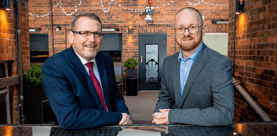 Nubulon news image - Nebulon news image - Pictured (L-R) are Derek Andrews, Head of International Investment, Invest Northern Ireland with Jonathan McDowell, Belfast Site Lead, Nebulon