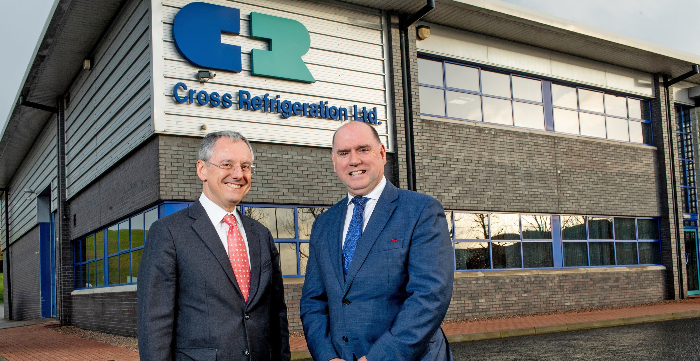 Cross Refrigeration - Pictured (L-R) is Kevin Holland, CEO, Invest NI with Andrew Nesbitt, Managing Director, Cross Refrigeration.