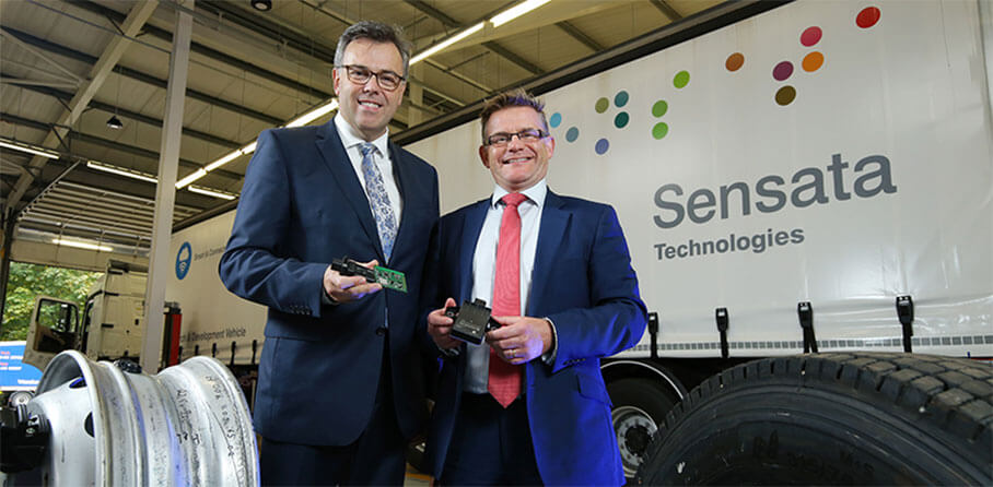 Schrader - Pictured (L-R) are Alastair Hamilton, CEO, Invest NI with Graeme Thompson, MD, Schrader