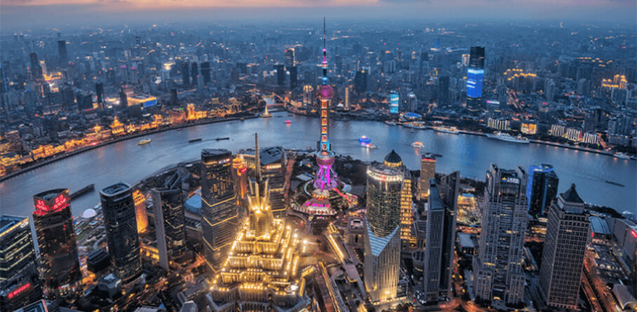 Feature China leads the way with green shoots of economic recovery - Shanghai cityscape