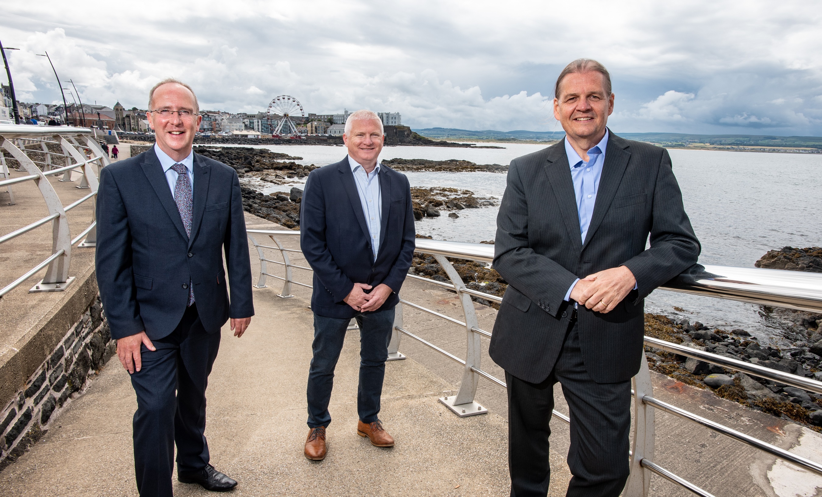 Pictured (L-R) are Des Gartland, North West Regional Manager, Invest NI with Alan McKeown, Executive Director of Regional Business, Invest NI and Michael Carlin, CEO of Zymplify.
