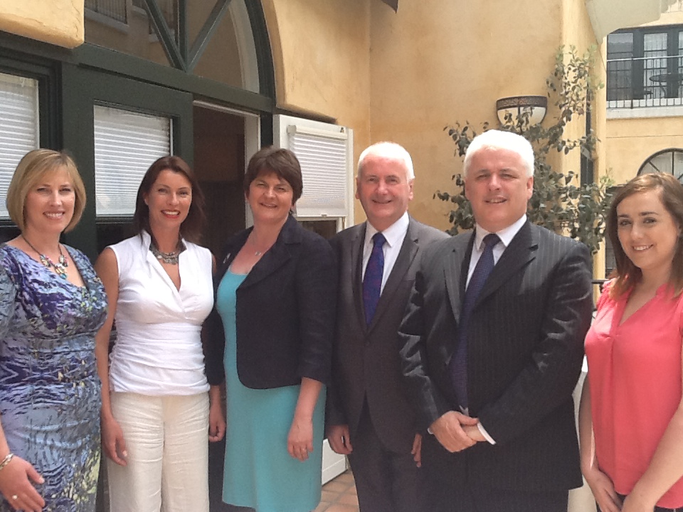 Minister Foster with the ETI committee in Palo Alto.