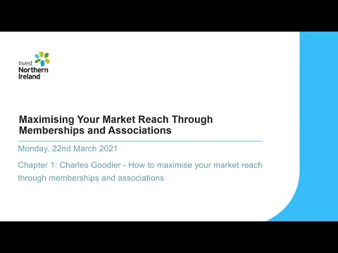 Preview image for the video "Maximising your reach in GB - Chapter 1- Maximising market reach through memberships & associations". Preview image for the video "Maximising your reach in GB - Chapter 1- Maximising market reach through memberships & associations".