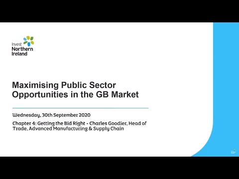 Preview image for the video "Maximising Public Sector Opportunities in the GB Market webinar 30th September - Chapter 5".