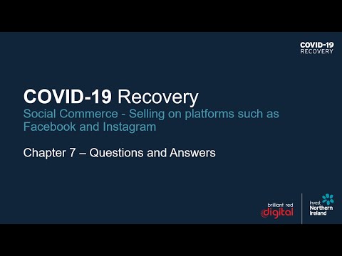 Preview image for the video "COVID-19 Recovery: Practical Export Skills - Selling on Platforms such as Facebook and Instagram (7)".