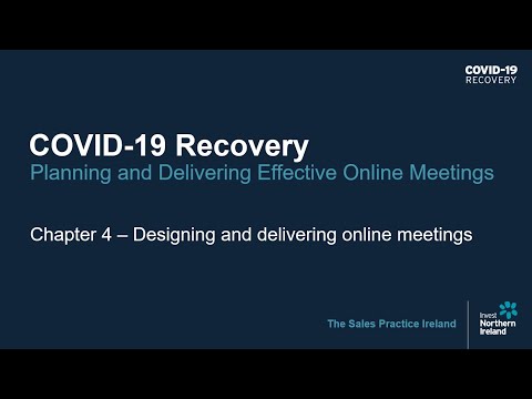 Preview image for the video "COVID-19 Recovery Practical - Export Skills: Planning and Delivering Effective Online Meetings (4)".
