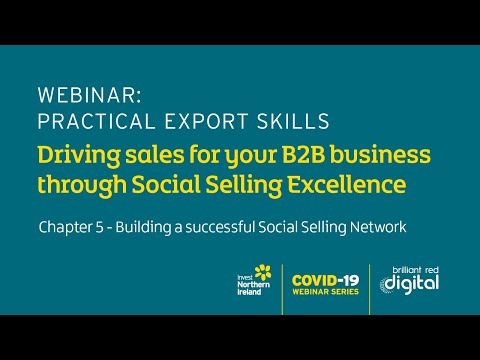 Preview image for the video "COVID-19 Recovery Webinar:Social Selling Excellence - Chapter Five – Building Social Selling Network".