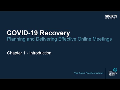 Preview image for the video "COVID-19 Recovery - Practical Export Skills: Planning and Delivering Effective Online Meetings (1)".