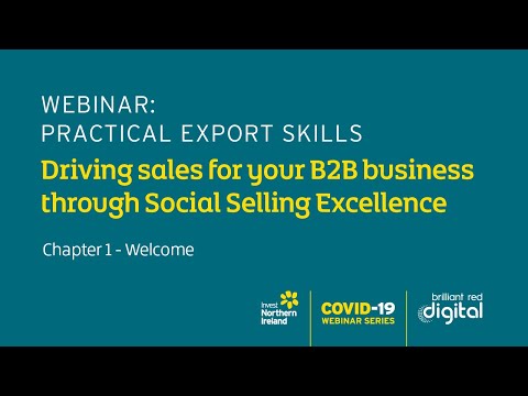 Preview image for the video "COVID-19 Recovery Webinar: Social Selling Excellence - Chapter One – Welcome".
