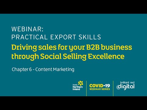 Preview image for the video "COVID-19 Recovery Webinar: Social Selling Excellence - Chapter Six – Content Marketing".