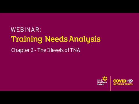 Preview image for the video "Training Needs Analysis - Chapter 2 - The 3 levels of TNA".
