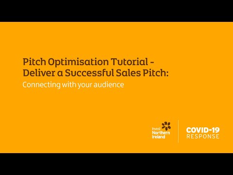 Preview image for the video "Pitch Optimisation: Connecting with your audience - (Chapter 2)".