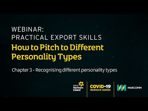 Preview image for the video "Webinar Practical Export Skills - How to Pitch to Different Personality Types - Chapter 3".