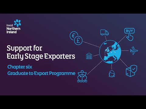 Preview image for the video "Support for Early Stage Exporters – Graduate to Export (Chapter 6)".