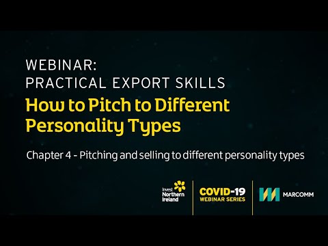 Preview image for the video "Webinar Practical Export Skills - How to Pitch to Different Personality Types - Chapter 4".