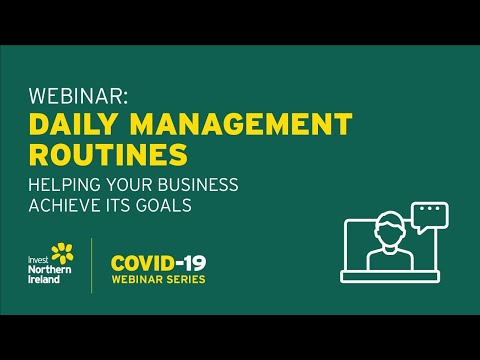 Preview image for the video "COVID-19 Webinar Series -  Daily Management Routines".