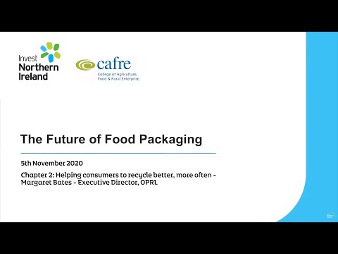 Preview image for the video "Future of Food Packaging  -Chapter 2 - Margaret Bates".