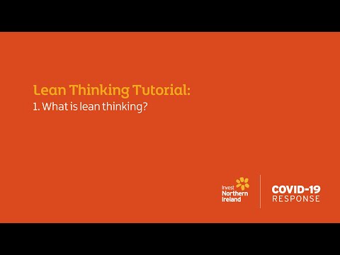 Preview image for the video "Lean Thinking Tutorial - Chapter 1:   What is Lean Thinking".