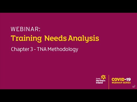 Preview image for the video "Training Needs Analysis - Chapter 3 - TNA Methodology".