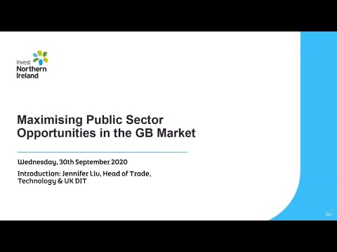 Preview image for the video "Maximising Public Sector Opportunities in the GB Market webinar - 30th September -Introduction".