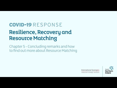 Preview image for the video "COVID-19 Response - Resilience, Recovery &amp; Resource Matching: Chapter 5 – Concluding remarks".
