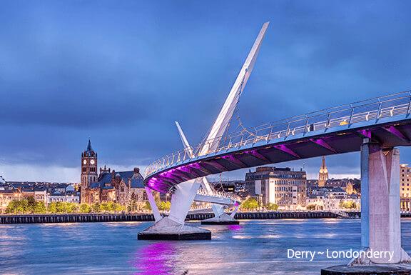 Derry City Peace Bridge Image