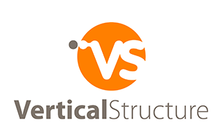 Vertical structure logo