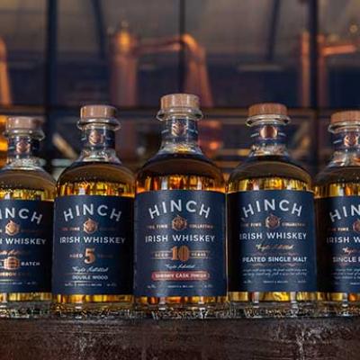 Hinch whiskey bottles